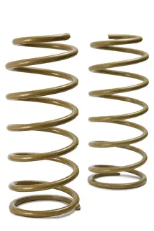 Industrial Studio Shot Drucke: Car spring isolated on white background