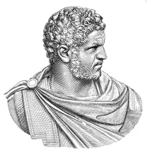 Deserted Ancient Ruins Drucke: Caracalla or Marcus Aurelius Severus Antoninus