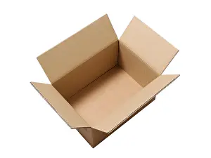 Empty Room Drucke: Cardboard box