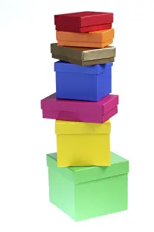 Gift Boxes Drucke: Cardboard boxes, gift boxes