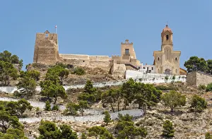Uninhabited Castell Structure Drucke: Castle of Cullera, Spain