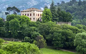 Drucke von Schloss Vauvenargues, Wohnsitz, Atelier und Ort des Todes von Pablo Picasso, 1958-1973, Provence-Alpes-Côte d'Azur, Frankreich Schloss Vauvenargues, Wohnsitz Pablo Picasso Drucke: Schloss Vauvenargues, Wohnsitz.