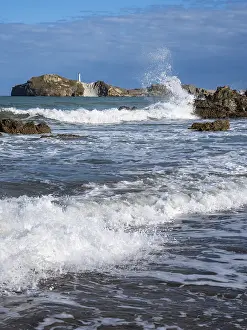 North Island Ocean Views Drucke: Castlepoint Beach and Castlepoint Lighthouse