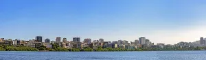 Rio De Janeiro Panorama Drucke: Panoramic image of the Leblon