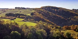 Outdoor Travel Photography Germany Drucke: Autumn landscape, Monreal, Eifel