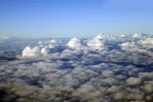 Overcast Sky Drucke: Clouds, cloud formation from above