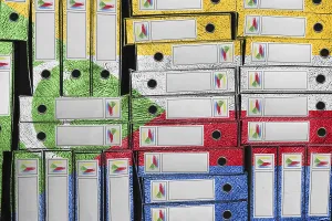 African Island State Flags Drucke: Comoros Flag Colors Folder Stack
