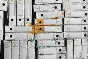 Cyprus Island Landmarks Drucke: Cyprus Flag Colors Folder Stack