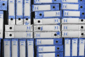 Latin America Politics Drucke: Honduras Flag Colors Folder Stack