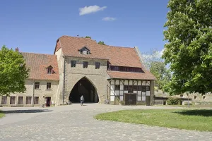 Deserted German Monastery Drucke: Tor Tor of the monastery complex to the inner courtyard