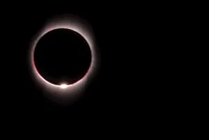 Deserted Night Sky Drucke: Solar Eclipse