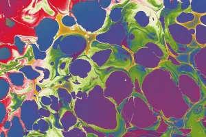 Traditional Ebru Marbling Drucke: Abstract creative marble pattern texture