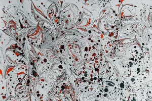 Empty Desert Landscape Art Drucke: Abstract creative marble pattern texture