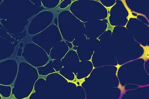 Ebru Marbling Art Drucke: Abstract creative marble pattern texture