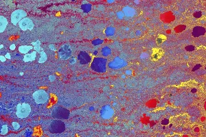 Deserted Landscape Texture Drucke: Abstract creative marble pattern texture