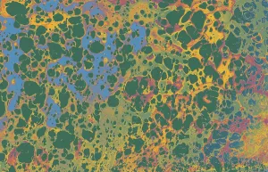 Ebru Marbling Artwork Drucke: Abstract creative marble pattern texture