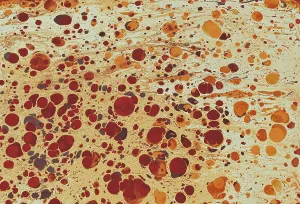 Empty Desert Landscape Art Drucke: Abstract creative marble pattern texture