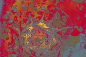 Ebru Marbling Art Drucke: Abstract creative marble pattern texture