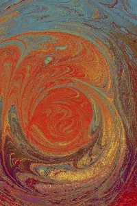 Empty Desert Landscape Art Drucke: Abstract creative marble pattern texture