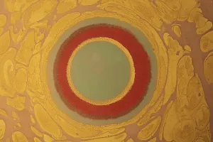 Ebru Marbling Art Drucke: Abstract creative marble pattern texture