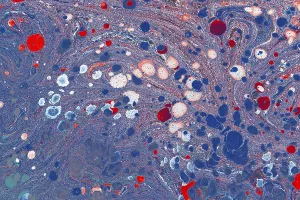 Empty Desert Landscape Art Drucke: Abstract creative marble pattern texture