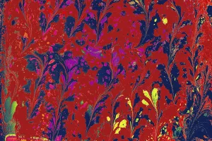 Traditional Ebru Art Drucke: Abstract creative marble pattern texture