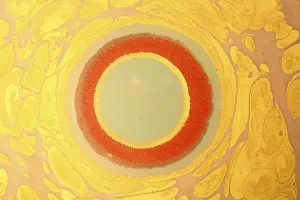 Empty Desert Landscape Art Drucke: Abstract marble pattern texture