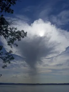 Overcast Sky In Europe Drucke: Dramatic cloud structure, cloud