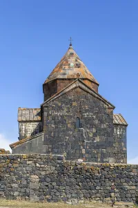 Lake Sevan Armenia Drucke: Sevanavank is a monastic complex located on a peninsula at the northwestern shore of Lake Sevan