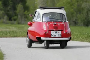 Vintage Motor Vehicle Drucke: BMW Isetta