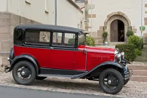 Gerahmter Druck : Oldtimer Ford Modell A, Baujahr ca. Gerahmter Druck : Oldtimer Ford Modell A, Baujahr ca.
