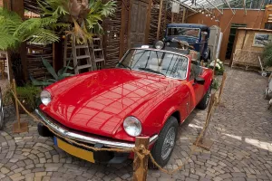 Vintage Car Garage Drucke: Classic oldtimers