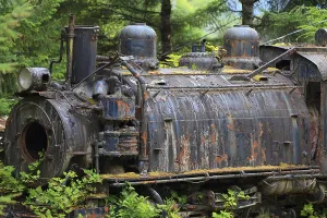 Old Fashioned Train Drucke: Dampflok