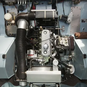 Historic Passenger Car Drucke: Maintained engine from classic car
