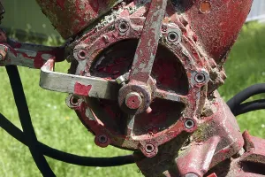 Vintage Fire Engine Drucke: Old fire engine