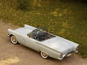 Deserted Classic Car Drucke: Open Ford Thunderbird