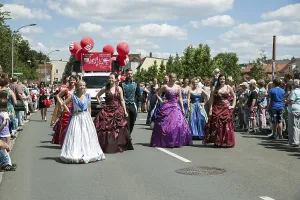 Vintage Car Parade Drucke: Thuringia Day 2015 in PoBneck