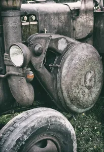 Vintage Tractor Drucke: Tractor Oldtimer Sepia