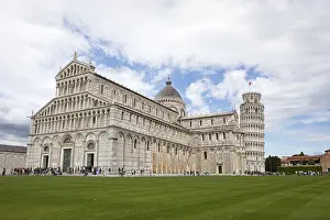 Famous Landmark In Europe Drucke: Cathedral and Leaning Tower, Pisa
