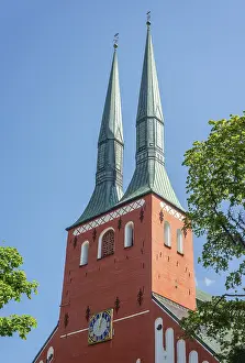Northern Europe Churches Drucke: The cathedral in Vaxjo