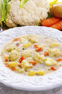 Appetizing Food Photography Drucke: Cauliflower soup