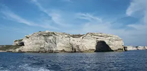 Bonifacio Chalk Cliffs Drucke: Cave St. Antoine, chalk cliffs