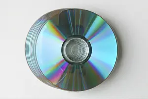 Cybercrime Protection Drucke: CD, Compact disk, disks, blank