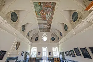 Christian Monastery Complex Europe Drucke: Ceiling, Corvey Monastery, Hoxter