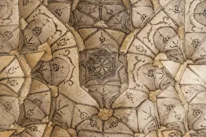 Spanish Architecture Details Drucke: Ceiling with plaster decorations