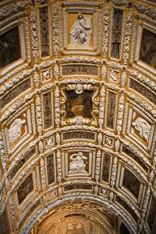 Venetian Architecture Drucke: Ceiling in Venice - Venice
