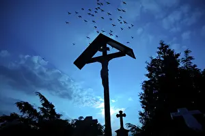 Religious Symbols Drucke: Cemetery