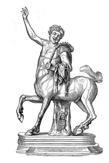 Fantasy Illustration Art Drucke: Centaur, Centaurus, Centauri, also centaur