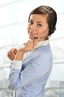 Call center operator. Customer support. Help desk