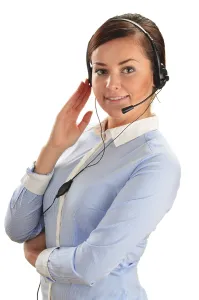 Call Centre Employee Drucke: Call center operator. Customer support. Help desk